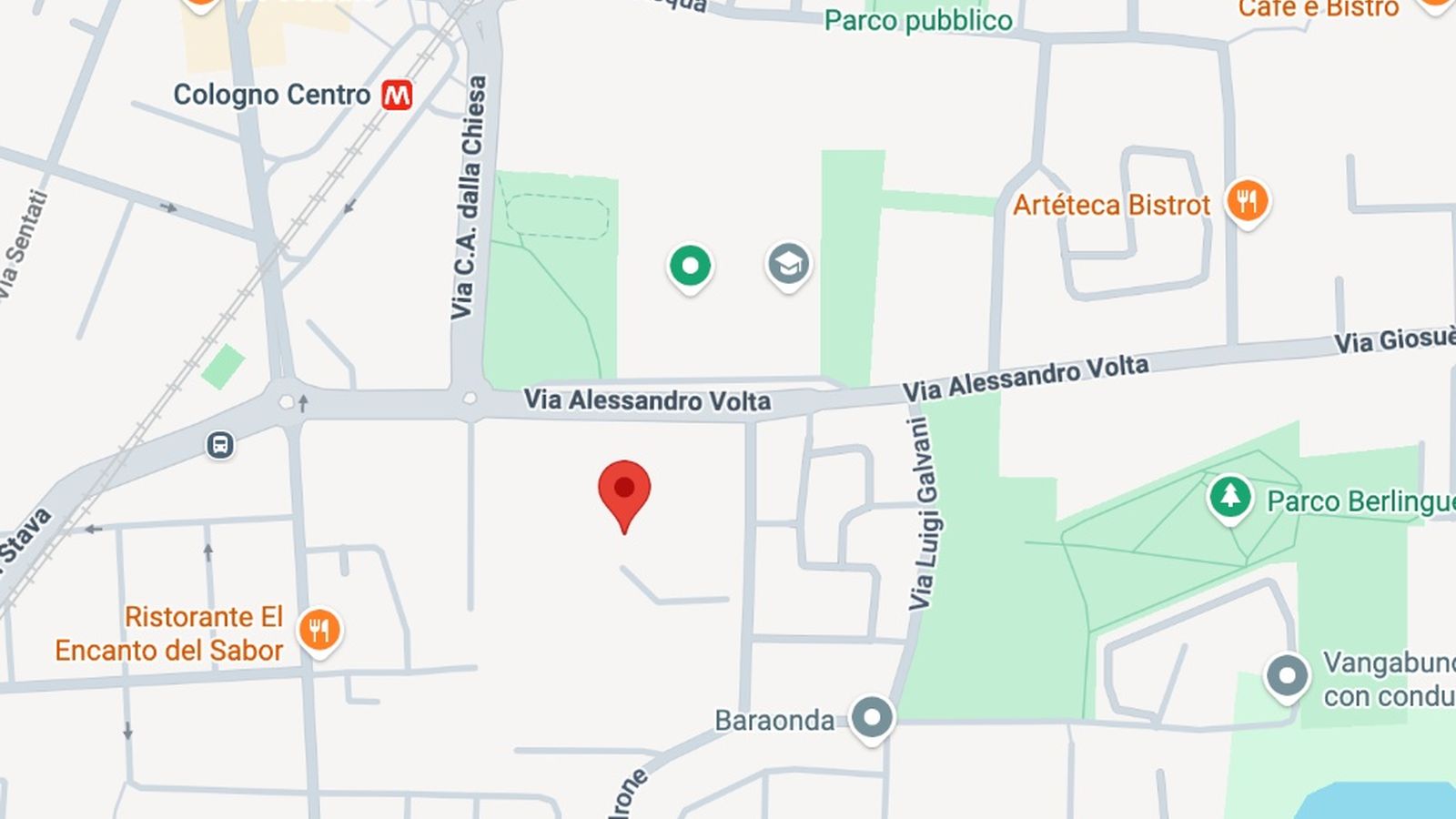 Anteprima statica della mappa — Studio Legale Mazzotta, Via Alessandro Volta 16, Cologno Monzese (MI)